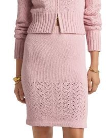 St John Re Edition Chevron Skirt Bloomingdales at Bloomingdales